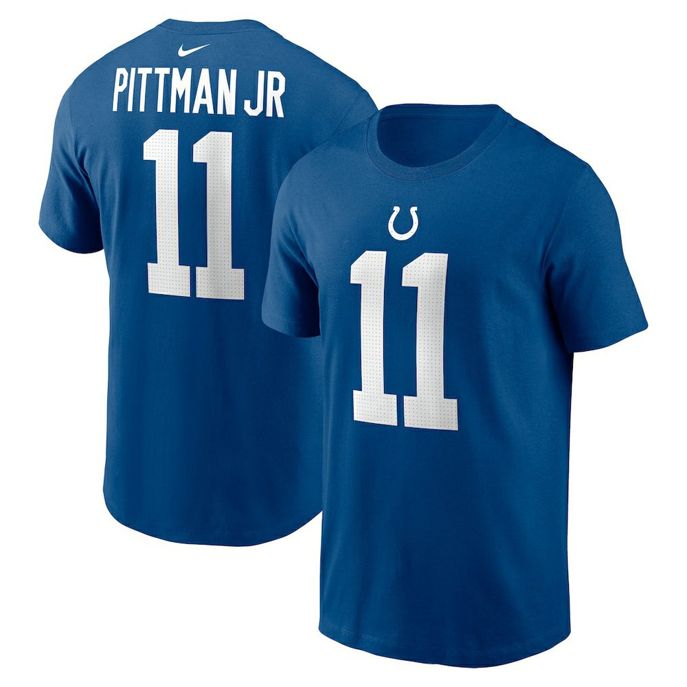 Michael Pittman Jr. Indianapolis Colts Player Name & Number T-Shirt Royal - Nike