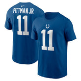 Michael Pittman Jr. Indianapolis Colts Player Name & Number T-Shirt Royal - Nike
