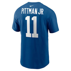 Michael Pittman Jr. Indianapolis Colts Player Name & Number T-Shirt Royal - Nike