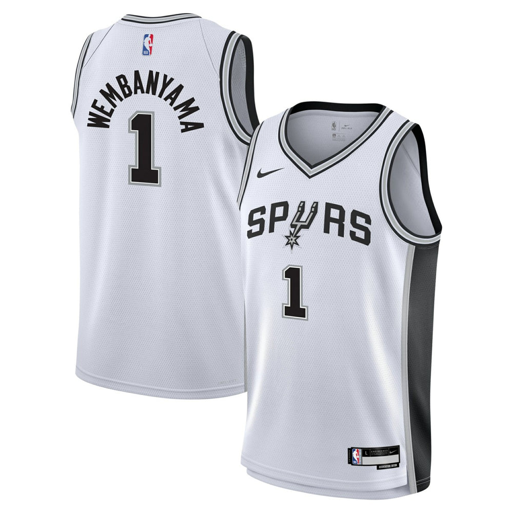 Nike - Victor Wembanyama San Antonio Spurs Youth Swingman Jersey - Association Edition - White
