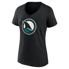 San Jose Sharks - Fanatics Women's Alternate Graphic T-Shirt Black