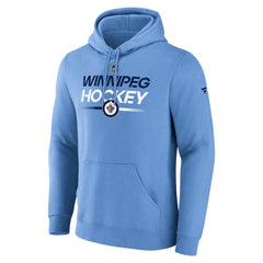 Winnipeg Jets - Fanatics Alternate Wordmark Fleece Pullover Hoodie Light Blue