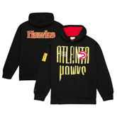 Mitchell & Ness - Atlanta Hawks Hardwood Classics OG 2.0 Pullover Hoodie - Black