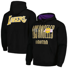 Mitchell & Ness - Los Angeles Lakers Hardwood Classics OG 2.0 Pullover Hoodie - Black