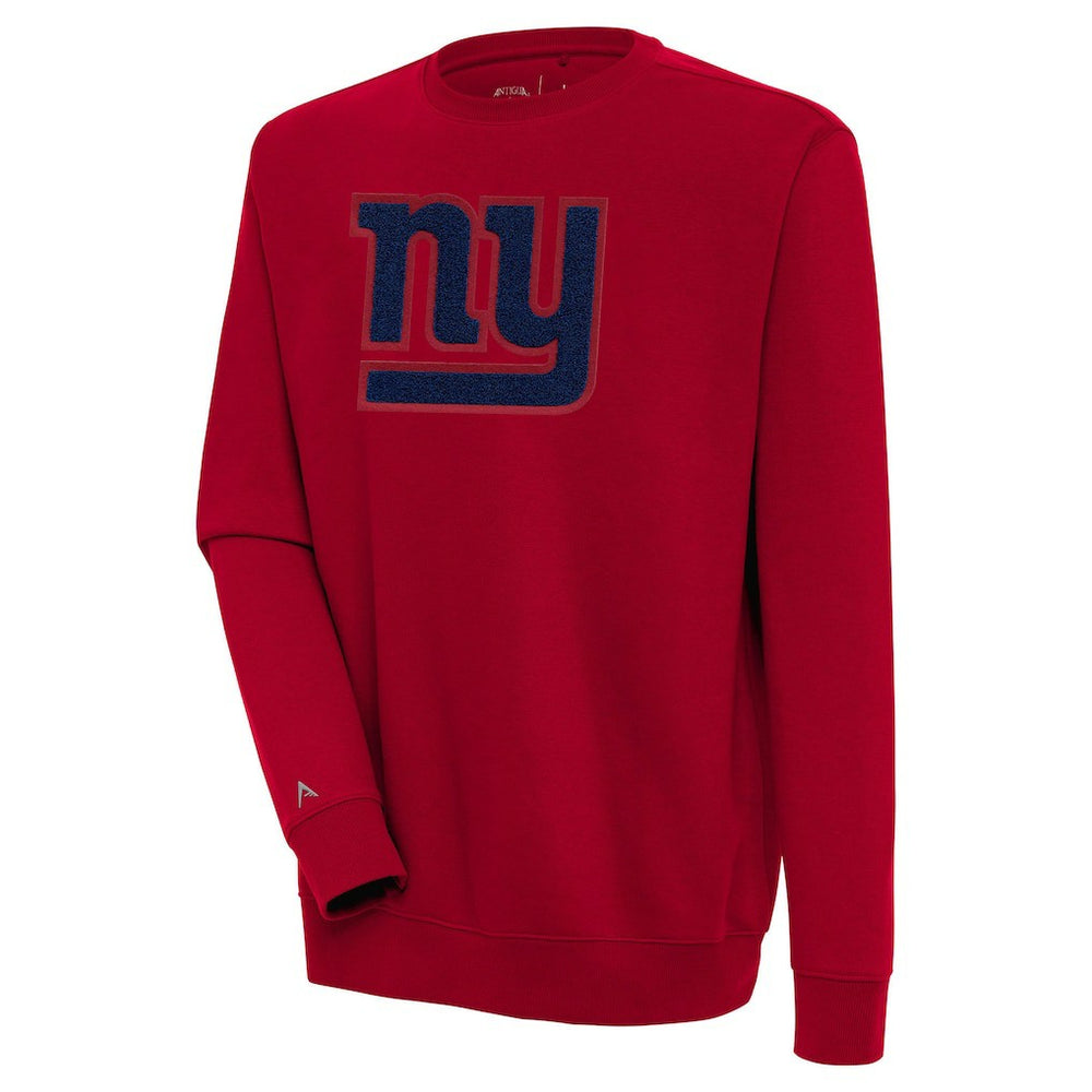 New York Giants Antigua Victory Crewneck Pullover Sweatshirt Red - NFL