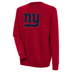 New York Giants Antigua Victory Crewneck Pullover Sweatshirt Red - NFL