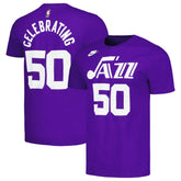 Nike - Utah Jazz Unisex 50th Anniversary T-Shirt - Purple