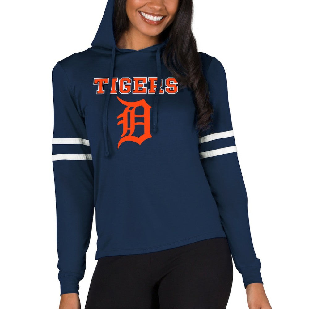 Detroit Tigers Concepts Sport Women's Marathon Lightweight Lounge Pullover Hoodie Lifestyle