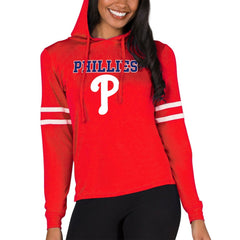 Philadelphia Phillies Concepts Sport Women's Marathon Lightweight Lounge Pullover Hoodie On Sale