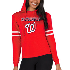 Washington Nationals Concepts Sport Women's Marathon Lightweight Lounge Pullover Hoodie Online