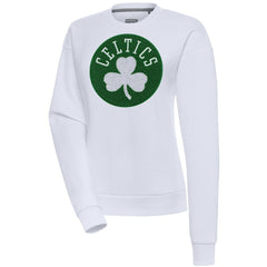 NBA - Boston Celtics Antigua Women's Victory Crewneck Pullover Sweatshirt - White