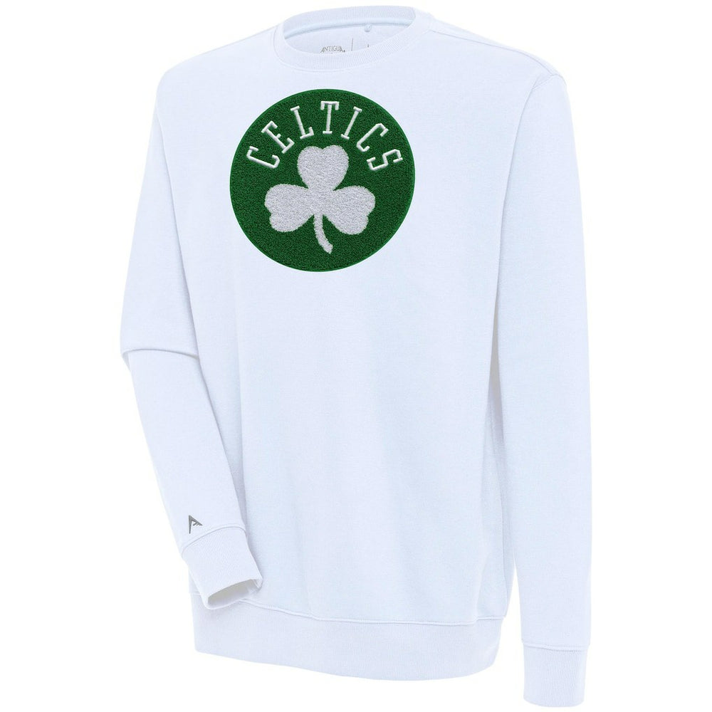 NBA - Boston Celtics Antigua Victory Crewneck Pullover Sweatshirt - White