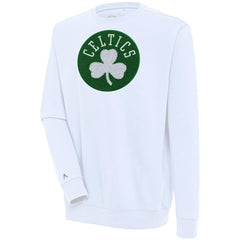 NBA - Boston Celtics Antigua Victory Crewneck Pullover Sweatshirt - White