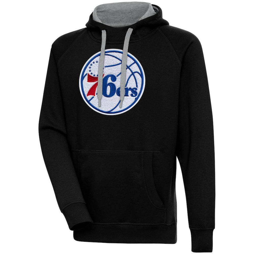 NBA - Philadelphia 76ers Antigua Victory Pullover Hoodie - Black