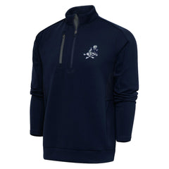 Dallas Cowboys Adult Throwback Logo Generation Quarter-Zip Pullover Top Navy - NFL
