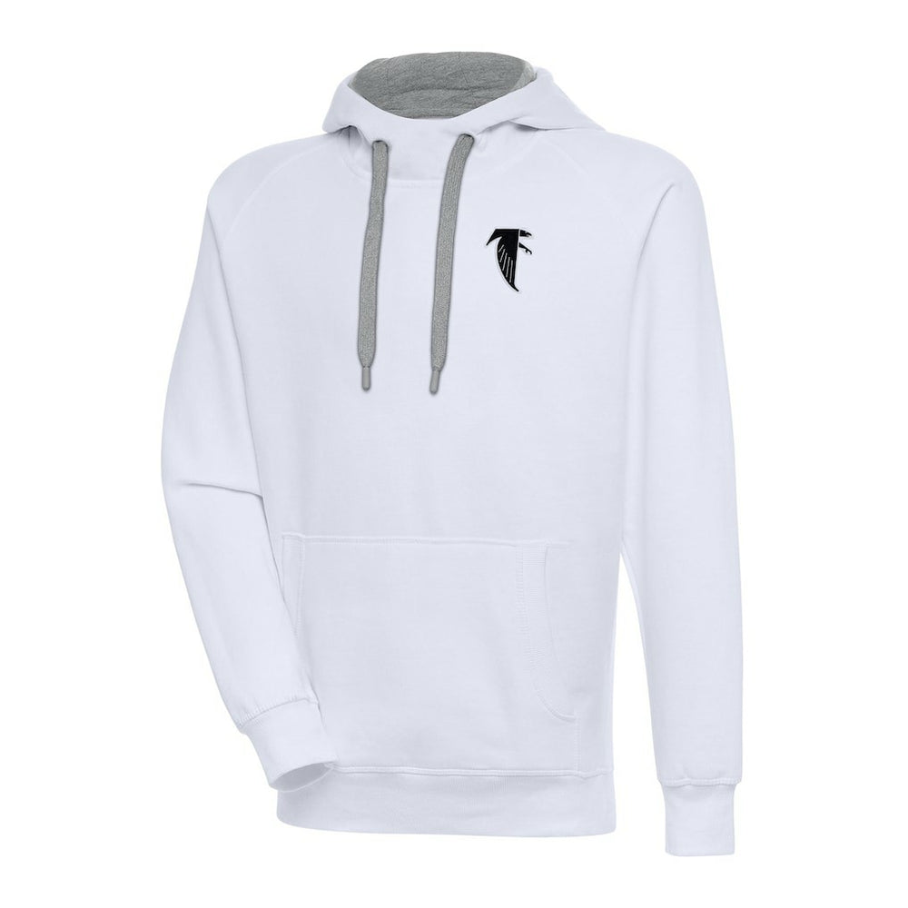 Atlanta Falcons Adult Throwback Logo Victory Pullover Hoodie White - NFL