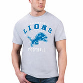 Detroit Lions Starter Logo Graphic T-Shirt Gray - NFL