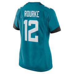 Nathan Rourke Jacksonville Jaguars Women's Team Game Jersey Teal - Nike