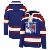 New York Rangers '47 Big & Tall Superior Lacer Pullover Hoodie Blue