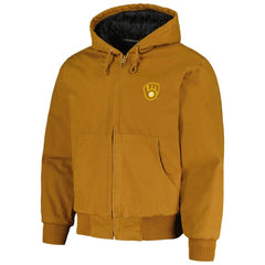 Milwaukee Brewers Dunbrooke Dakota Work Full-Zip Hoodie Jacket for sale