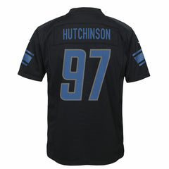 Aidan Hutchinson Detroit Lions Youth Game Jersey Black - Nike