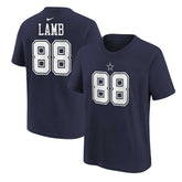 CeeDee Lamb Dallas Cowboys Preschool Player Name & Number T-Shirt Navy - Nike