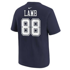 CeeDee Lamb Dallas Cowboys Preschool Player Name & Number T-Shirt Navy - Nike