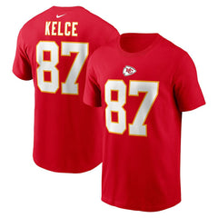Travis Kelce Kansas City Chiefs Player Name & Number T-Shirt Red - Nike