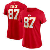 Travis Kelce Kansas City Chiefs Women's Player Name & Number T-Shirt Red - Nike