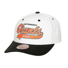 San Francisco Giants Mitchell & Ness Cooperstown Collection Tail Sweep Pro Snapback Hat Lifestyle