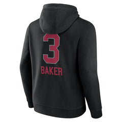 Budda Baker Arizona Cardinals Team Wordmark Player Name & Number Pullover Hoodie Black - NFL
