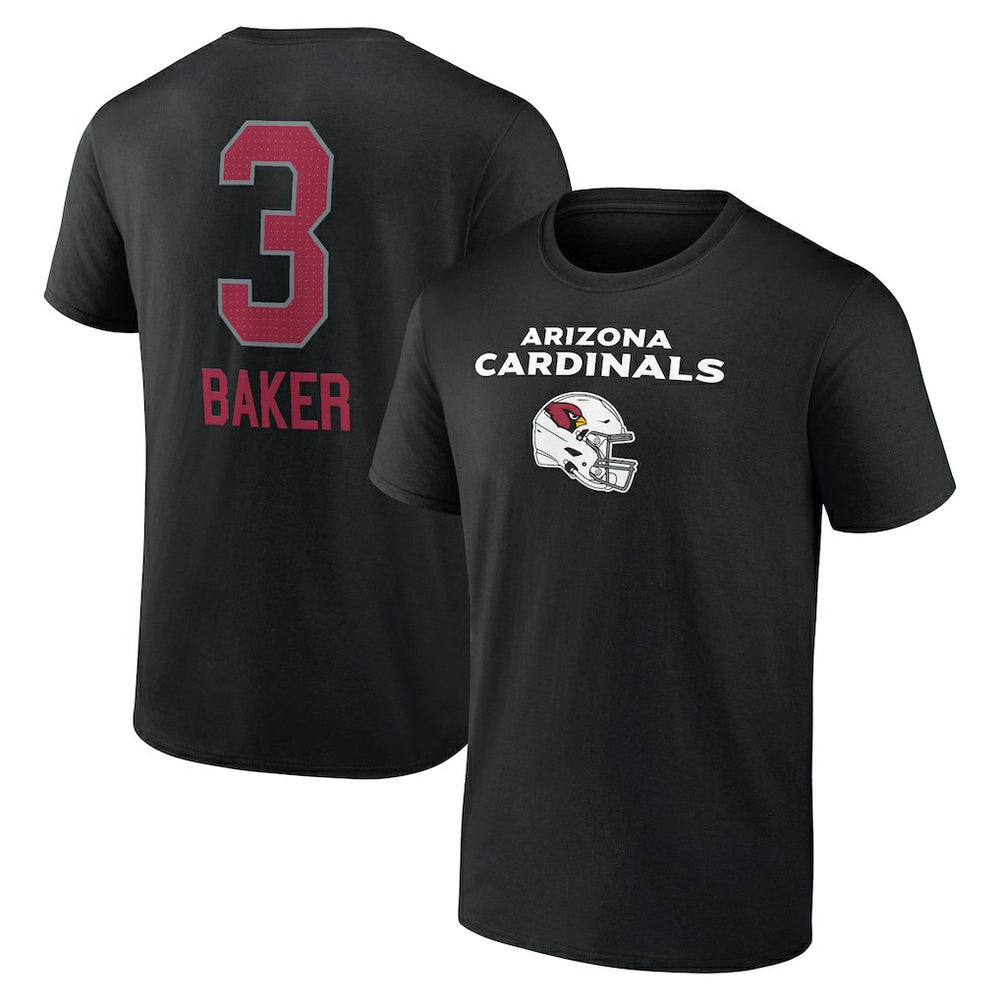 Budda Baker Arizona Cardinals Team Wordmark Player Name & Number T-Shirt Black - NFL