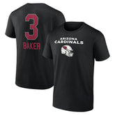 Budda Baker Arizona Cardinals Team Wordmark Player Name & Number T-Shirt Black - NFL