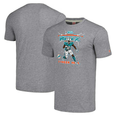 Tyreek Hill Miami Dolphins Homage Unisex NFL Blitz Player Tri-Blend T-Shirt Gray - NFL