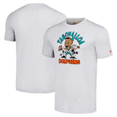 Tua Tagovailoa Miami Dolphins Homage Unisex Caricature Player Tri-Blend T-Shirt Ash - NFL