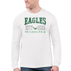 Philadelphia Eagles Starter Retro Long Sleeve T-Shirt White - NFL