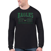 Philadelphia Eagles Starter Retro Long Sleeve T-Shirt Black - NFL