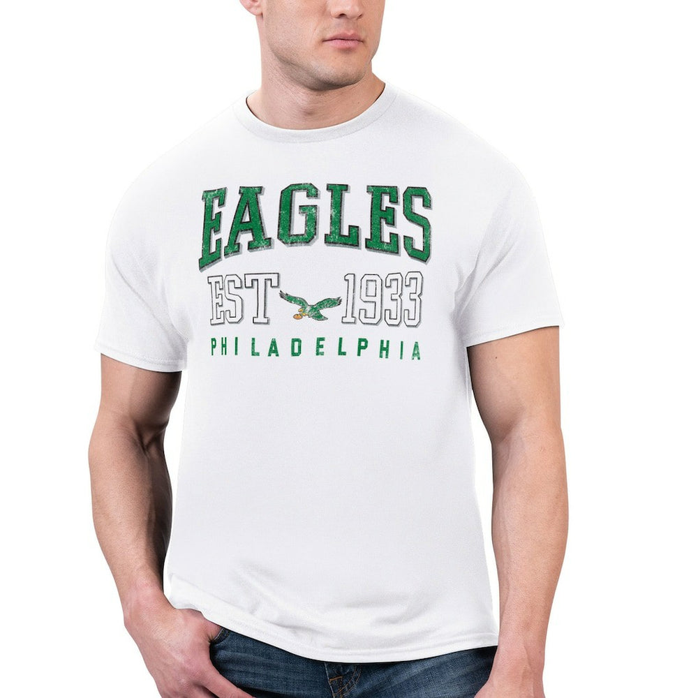 Philadelphia Eagles Starter Retro Team Graphic T-Shirt White - NFL