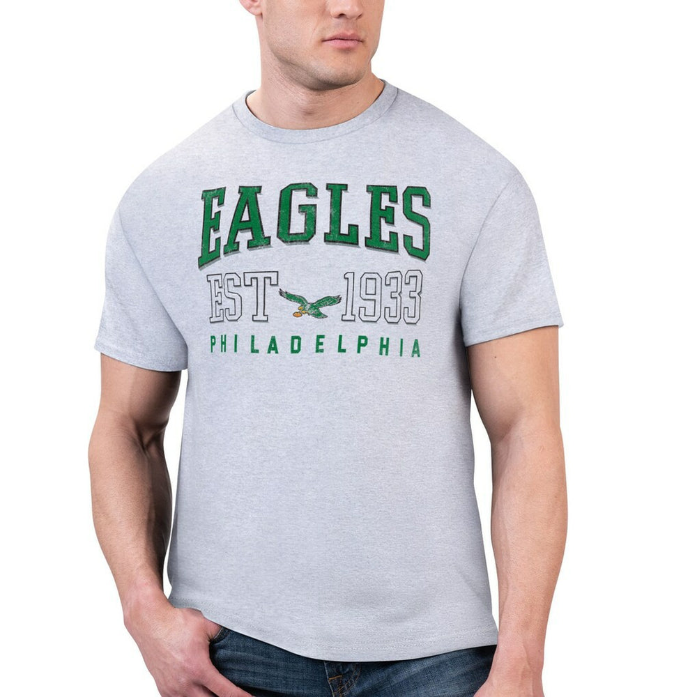 Philadelphia Eagles Starter Retro Team Graphic T-Shirt Gray - NFL