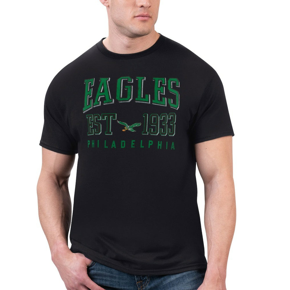 Philadelphia Eagles Starter Retro Team Graphic T-Shirt Black - NFL