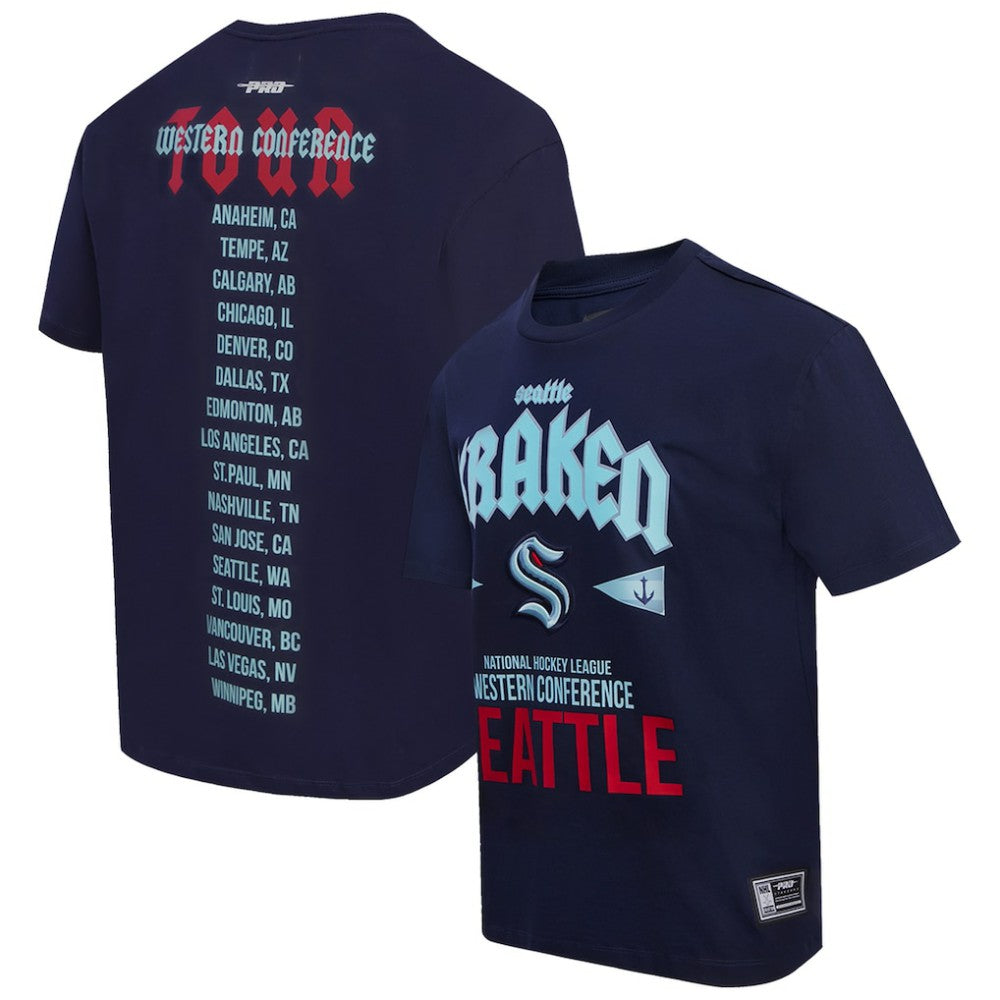 Seattle Kraken Pro Standard City Tour T-Shirt Deep Sea Blue