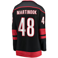 Jordan Martinook Carolina Hurricanes - Fanatics Women's Home Breakaway Player Jersey Black