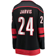 Seth Jarvis Carolina Hurricanes - Fanatics Women's Home Breakaway Player Jersey Black