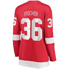 Christian Fischer Detroit Red Wings - Fanatics Women's Home Breakaway Player Jersey Red