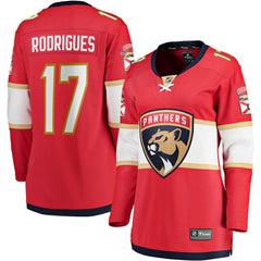 Evan Rodrigues Florida Panthers - Fanatics Women's Home Breakaway Player Jersey Red