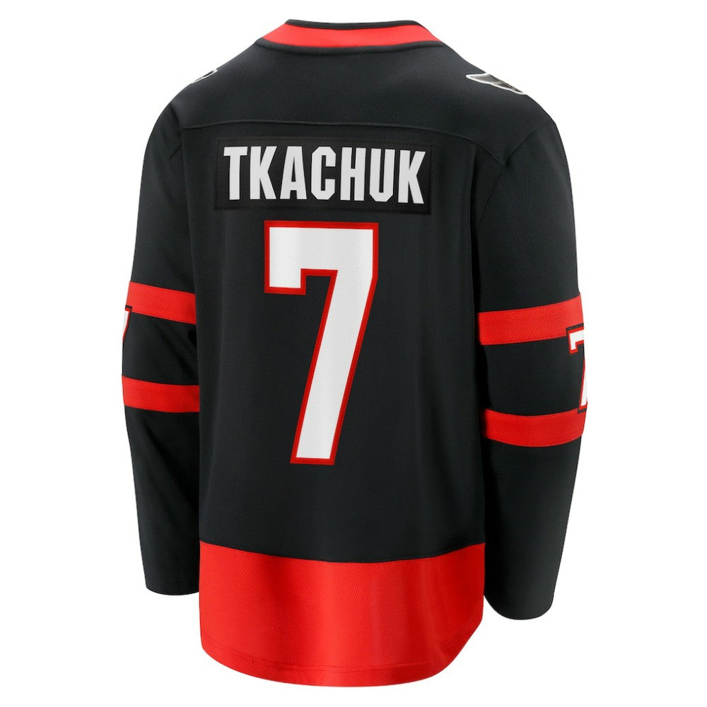 Brady Tkachuk Ottawa Senators Fanatics Home Breakaway Jersey - Black | NHL Jerseys