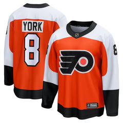 Cam York Philadelphia Flyers - Fanatics Home Breakaway Jersey Orange
