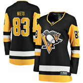 Matt Nieto Pittsburgh Penguins Fanatics Women's Home Breakaway Player Jersey Black