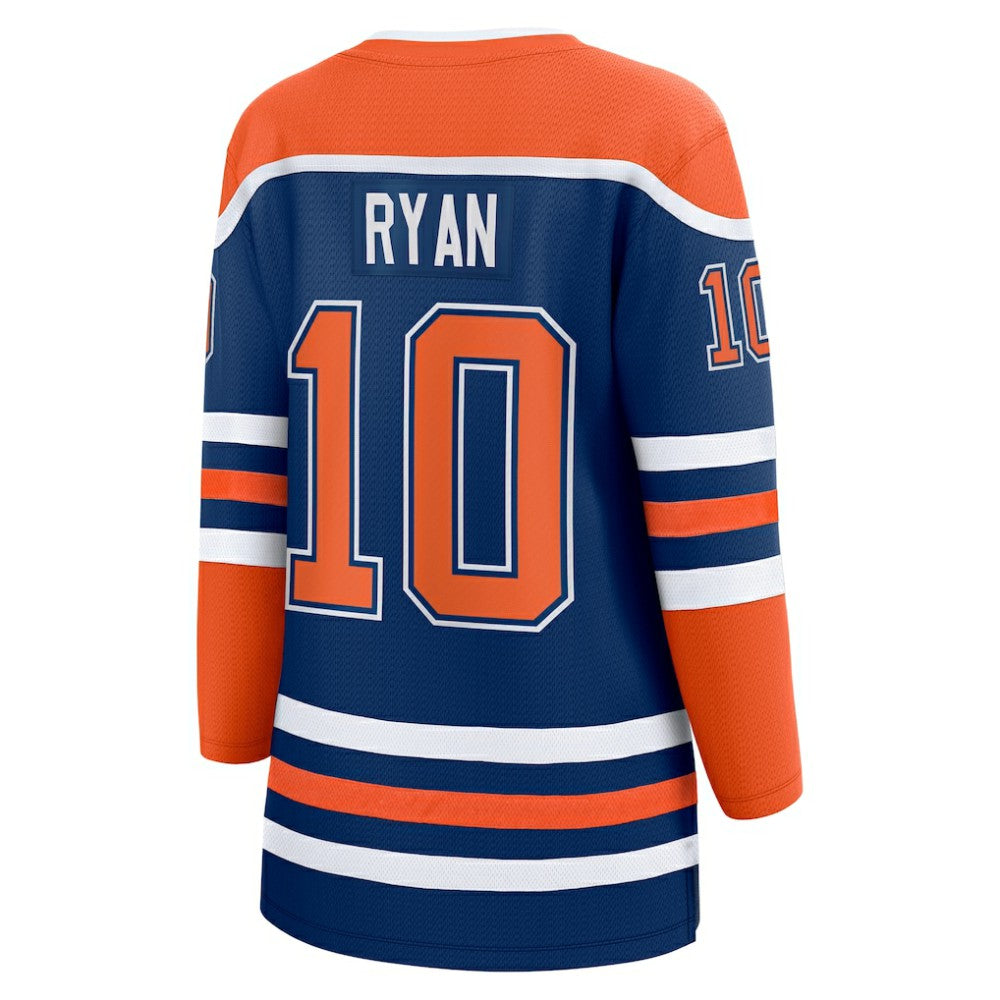 Derek Ryan Edmonton Oilers Fanatics Women's Home Breakaway Player Jersey - Royal | NHL Jerseys