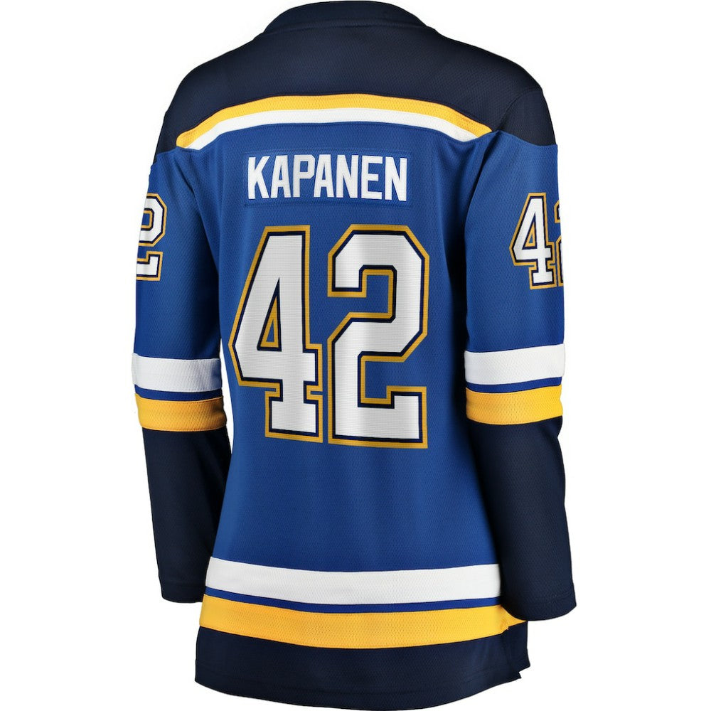 Kasperi Kapanen St. Louis Blues Fanatics Women's Home Breakaway Player Jersey - Blue | NHL Jerseys
